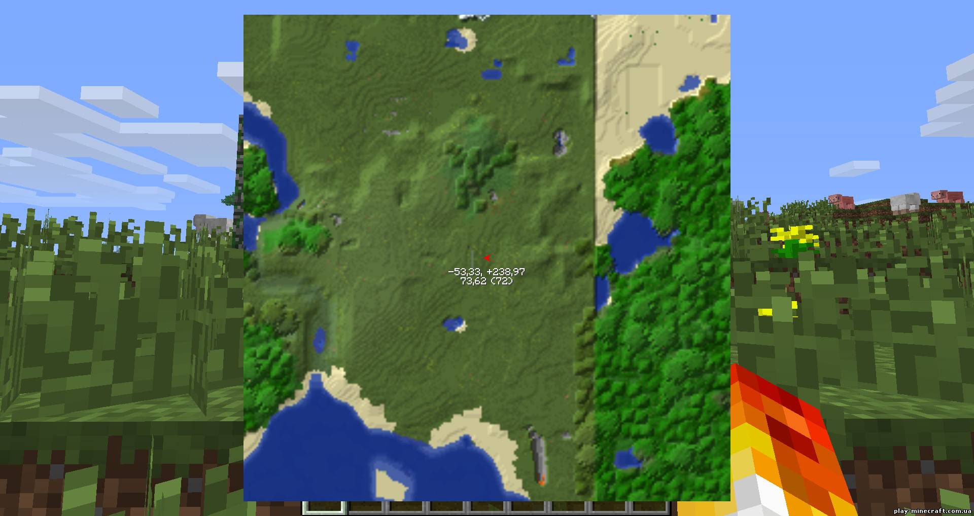 minecraft rei map upper right zoom